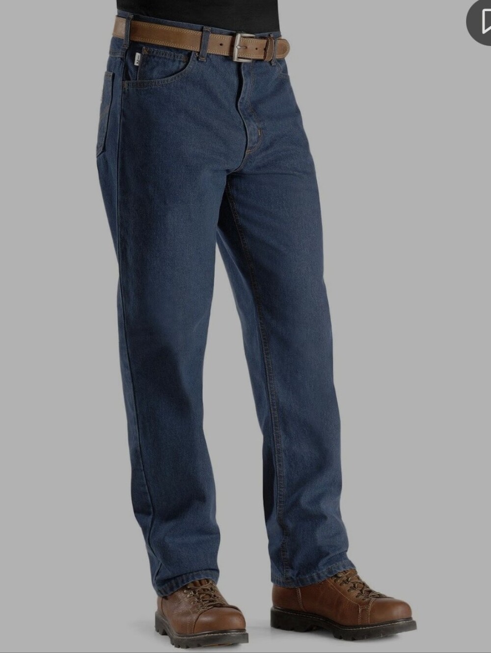 Men's Carhartt Relaxed Flame Resistant Work Pants - Denim 33x30